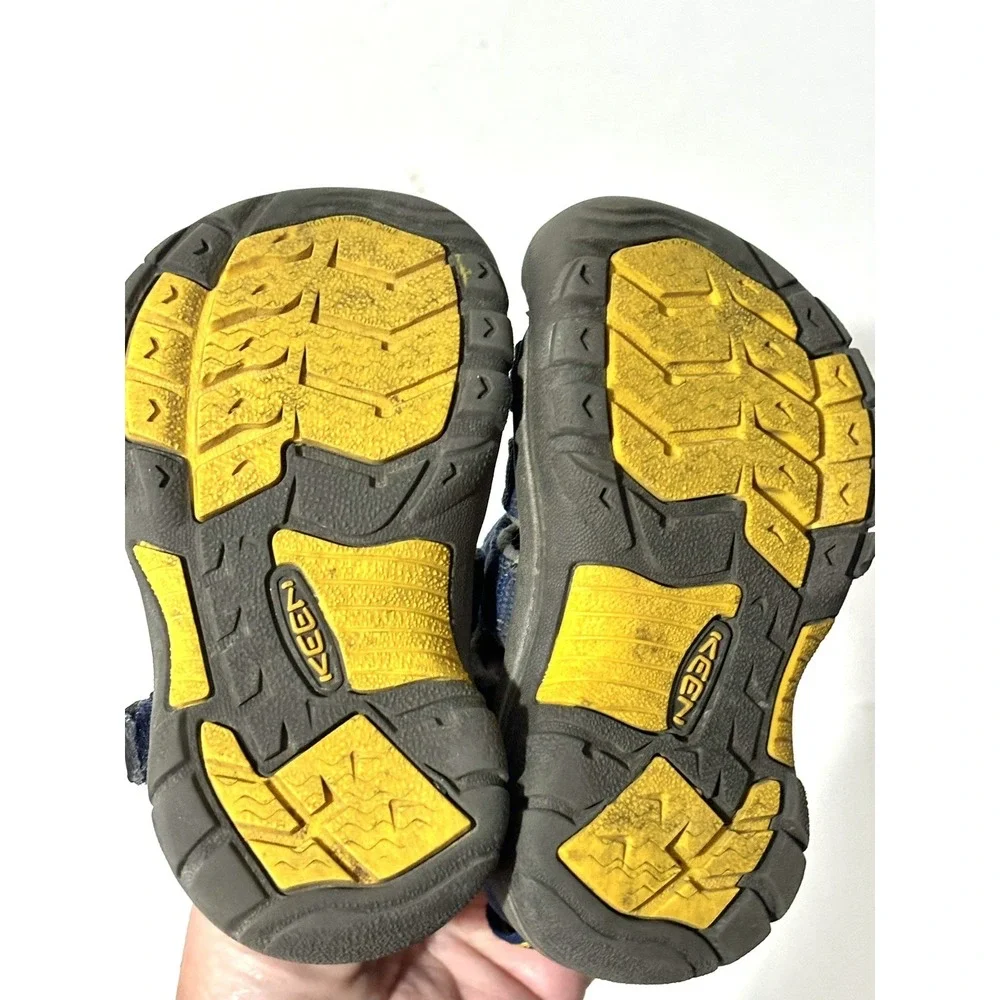 Keen Sandals Kids 8 Venice H2 Hiking Water Shoes Blue Yellow